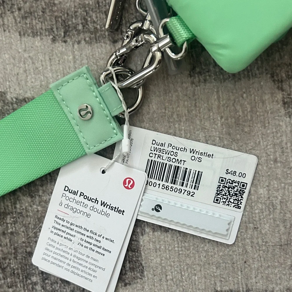 Lululemon Athletica Mint Green Wristlet Duo - Picture 2 of 2